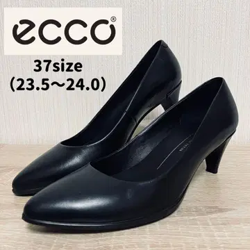 [ 새상품급 ] ECCO 하이힐 펌프스 스틸레토 37 사이즈 블랙