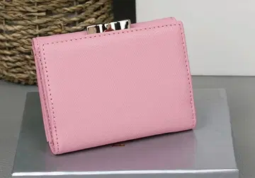 핑크 3단 폴더형 지갑-106