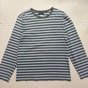 agnis b. homme 보더 긴팔 티셔츠