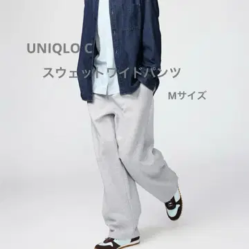 UNIQLO 맨투맨 와이드 팬츠