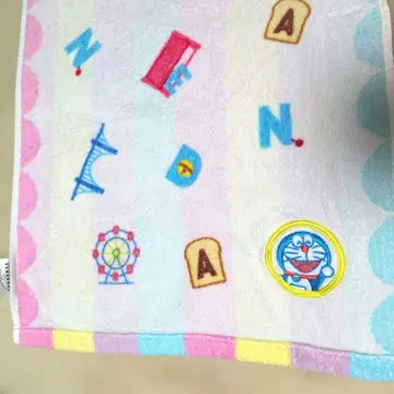 도라에몽 타월 파스텔 컬러