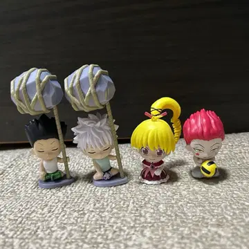 HUNTER x HUNTER 그리드 아일랜드 가챠 4개 세트
