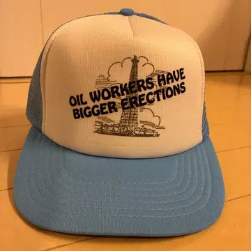 USA 데드스탁 기업계 트래커 캡 라이트 블루