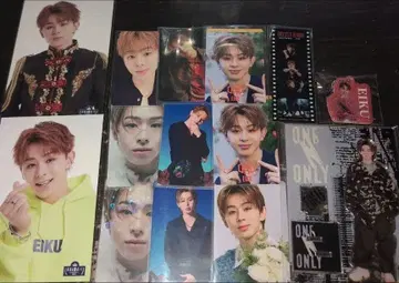 원엔 EIKU 포스카 트레이딩 카드 아크릴 스탠드 키링 스티커