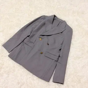 UNITED ARROWS 테일러드 자켓 더블 그레이 심플 고급