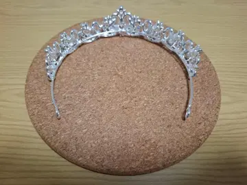 엘레강트한 크리스탈 펄 티아라