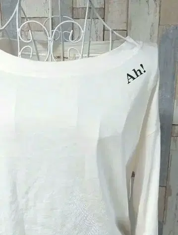 슬로브 시트론 롱T 로고 한국 빅 실루엣 루즈 핏 ML