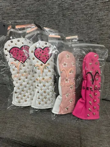 SELMO 드라이버용 골프헤드커버 4세트 아자스