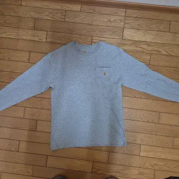 Carhartt 긴팔 T셔츠 그레이