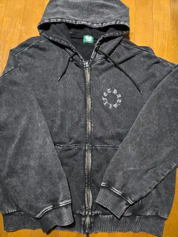 THAT'S LIFE 후드 부착 더블 지퍼 후드티