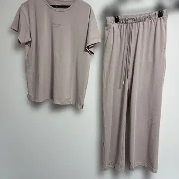 TENTIAL 드라이 소재 핑크 셋업 M 사이즈