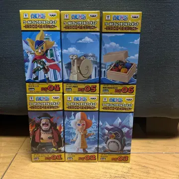 새상품 미개봉 월드 콜렉터블 리퀘스트 셀렉션 전 6종 원피스