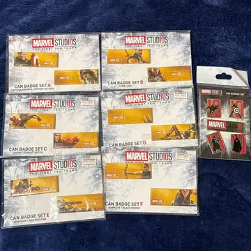 마블 스튜디오 굿즈 캔뱃지 아이언맨 캡틴 아메리카 로키 토르
