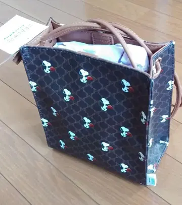 택 포함 새상품 시마무라 스누피 콜라보 백