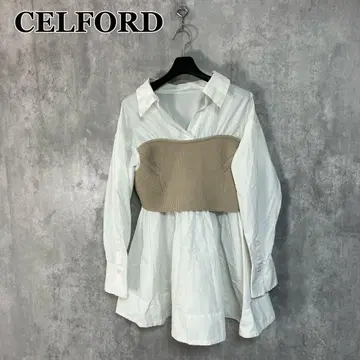 CELFORD 니트 뷔스티에 튜닉