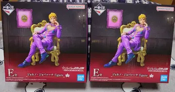 제일복권 죠죠의 기묘한 모험 죠죠 월드 E상 피규어 2체 세트