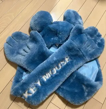 미키 파랑 머플러