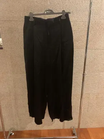 dries van noten 블랙 슬랙스 팬츠 48