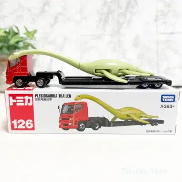 [ 새상품 미개봉 ] 아시아 한정판 토미카 126 목긴 공룡 운반차