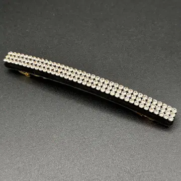 새상품급 acca 아카 머리핀 큐빅 블랙 머리핀 프랑스제