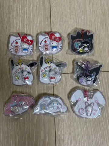 산리오 패키지 참 초코볼 헬로키티 9개 세트