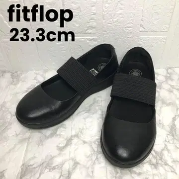 새상품급 fitflop 핏플랍 멜리 제인 가죽 펌프스 블랙
