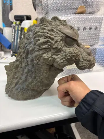 고질라 머리 피규어 정크제품