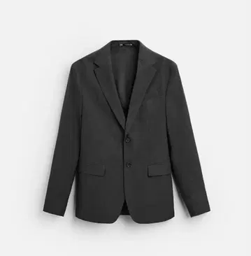 ZARA 셋업 수트 취업 상하의 세트 차콜 그레이