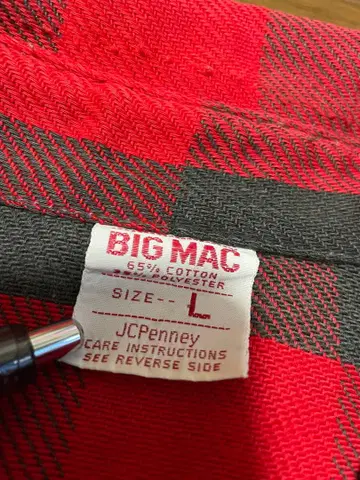 70s BIG MAC 플란넬 셔츠