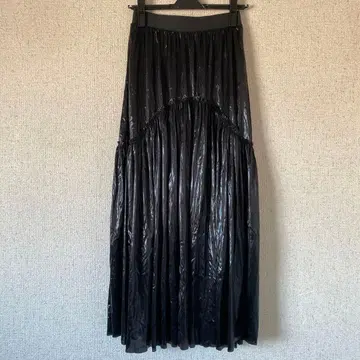 OSMOSIS 메탈릭 개더 스커트