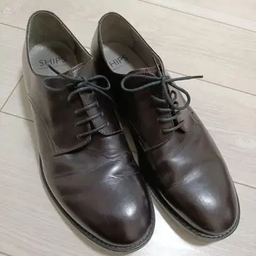 SHIPS 다크 브라운 가죽 신발
