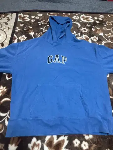 GAP 파랑 후드 부착 후드티