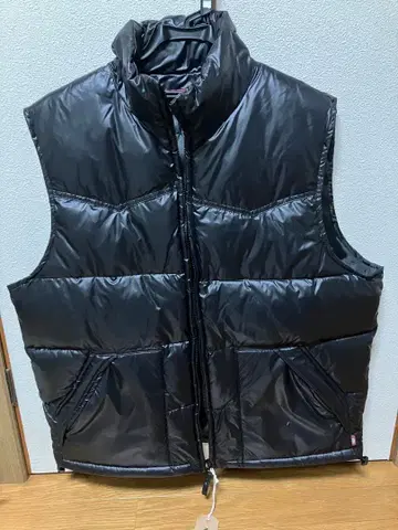 HIDEANDSEEK 블랙 다운 베스트