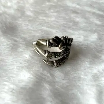 [ 새상품급 ] 드래곤 손톱 반지 실버풍 액세서리 빈티지 반지