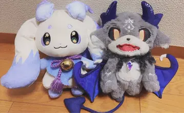 룬룬 데비데비데비루 봉제 인형 세트