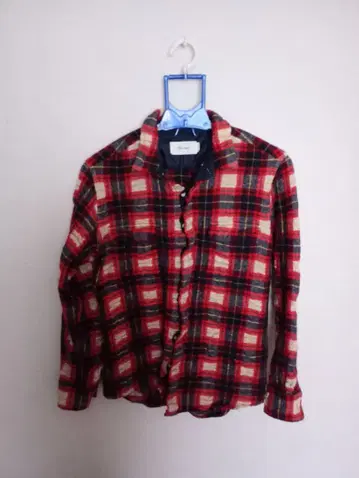 BLUE WORK 울 셔츠 1 사이즈 블루 워크