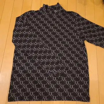 St.ANDREWS 모크넥 셔츠 블랙 LL