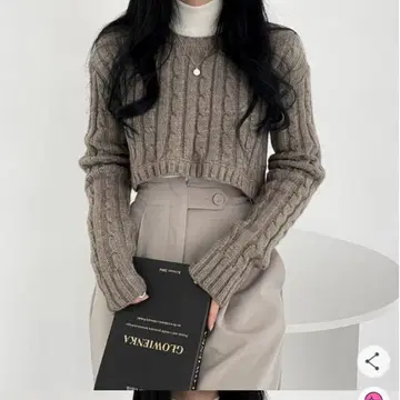 소녀나라 니트 숏 기장 한국 패션