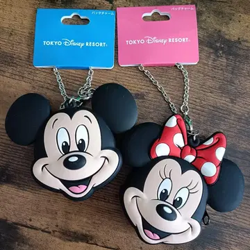 디즈니 코인 케이스 백참 미키 미니