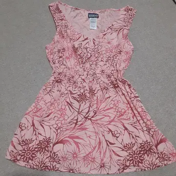 patagonia 꽃무늬 슬리브리스 원피스 우먼 2