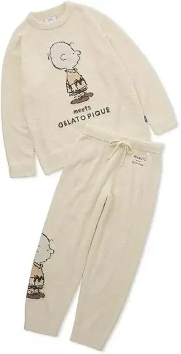 gelatopique HOMME PEANUTS 풀오버 롱 팬츠