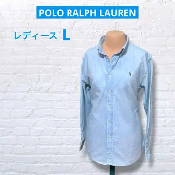 랄프 로렌 샴브레이 셔츠 블라우스 NO1348