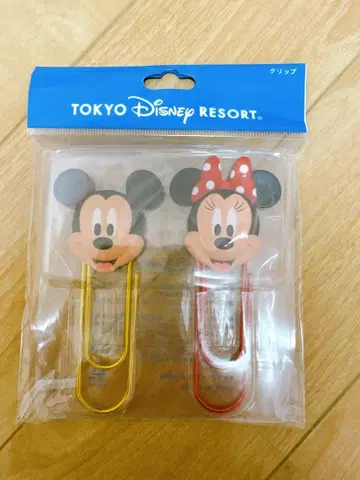 도쿄 디즈니 리조트 미키 미니 클립 세트 미사용 미개봉 새상품