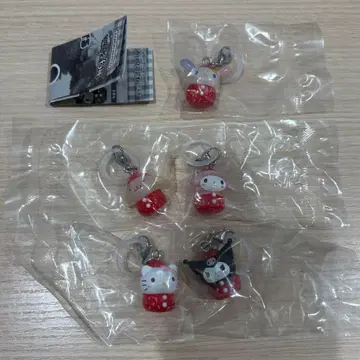 산리오 딸기 메지루시 액세서리 5종 세트