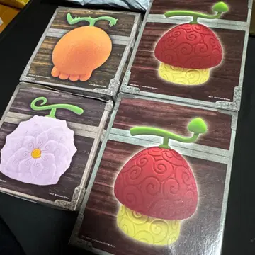 원피스 LED 라이트 악마의 열매 시리즈 피규어 4종 세트