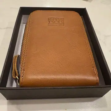 남성용 지갑 빈티지 카드 홀더 브라운 카드 케이스