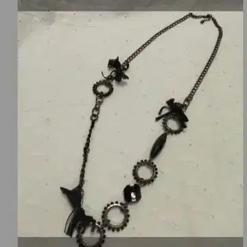 제트 메탈릭 체인 롱 목걸이 11