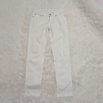 데님 커브 데님 화이트 계열 ( S )