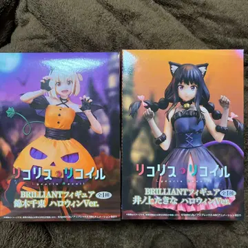 [판매 1/2까지 한정판] 리코리스 리코일 할로윈 피규어 2체 세트