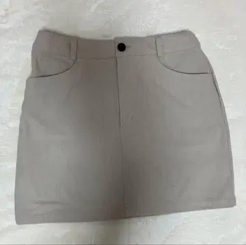 [테일러메이드] 코듀로이 미니 스커트 베이지 L 사이즈 새상품급